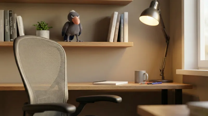 Plush in video call background